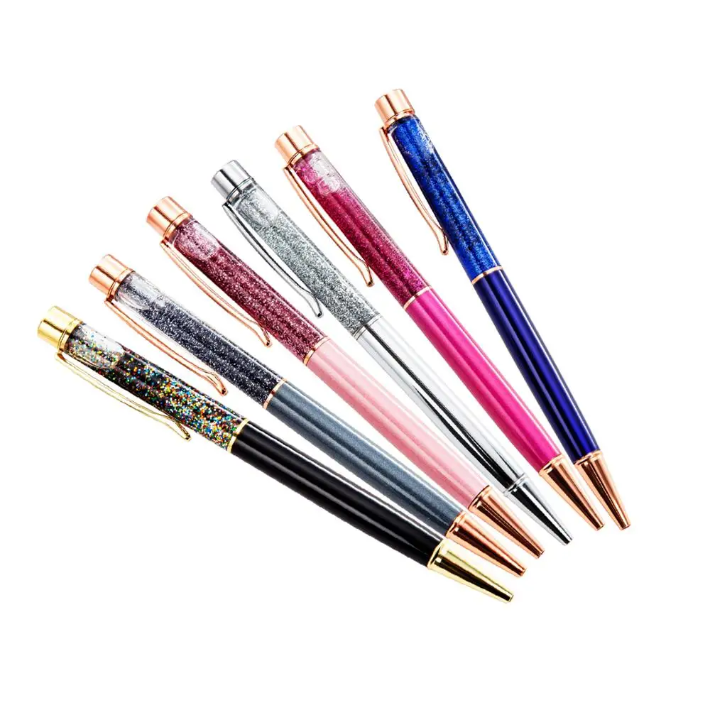 JH High Quality Fashion Floating Liquid Pen Luxury Glitter Floating Ballpoint Pen