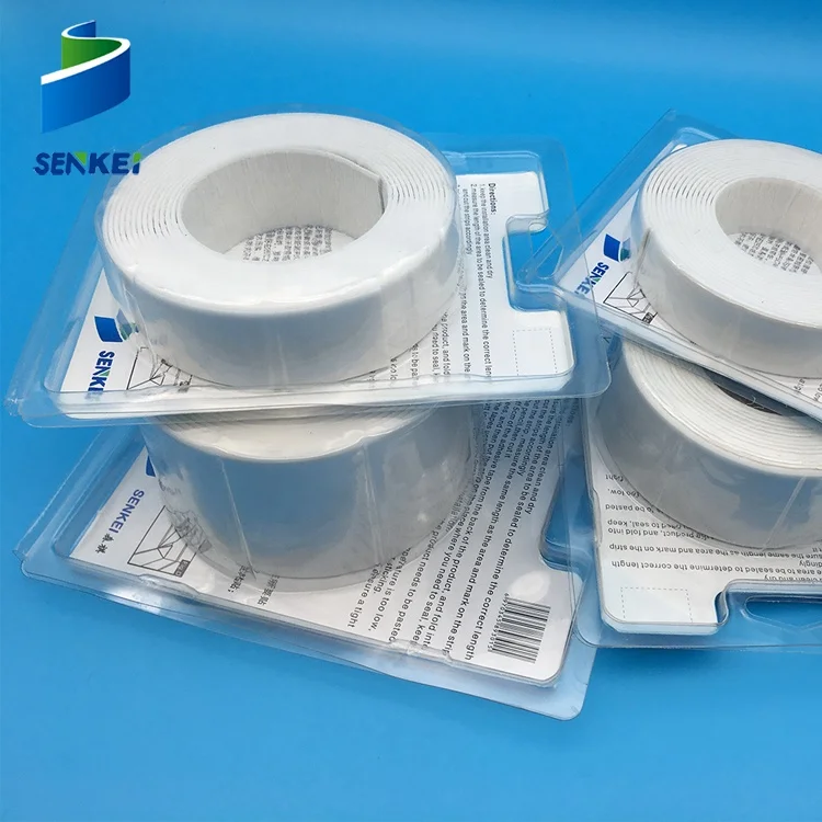 Free Sample Self Adhesive PVC Weather Strip Waterproof Grip Tape For bathroom Waterproofing Material