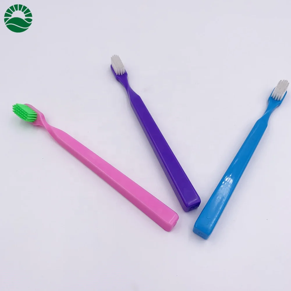 
Swiss colorful adult toothbrush soft bristles flag tooth brush 