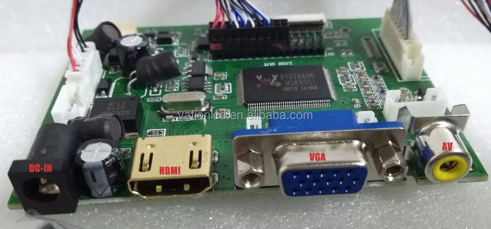 7 inch 1280x800 LVDS screen and VGA/AV board and CPT capacitive touch kit
