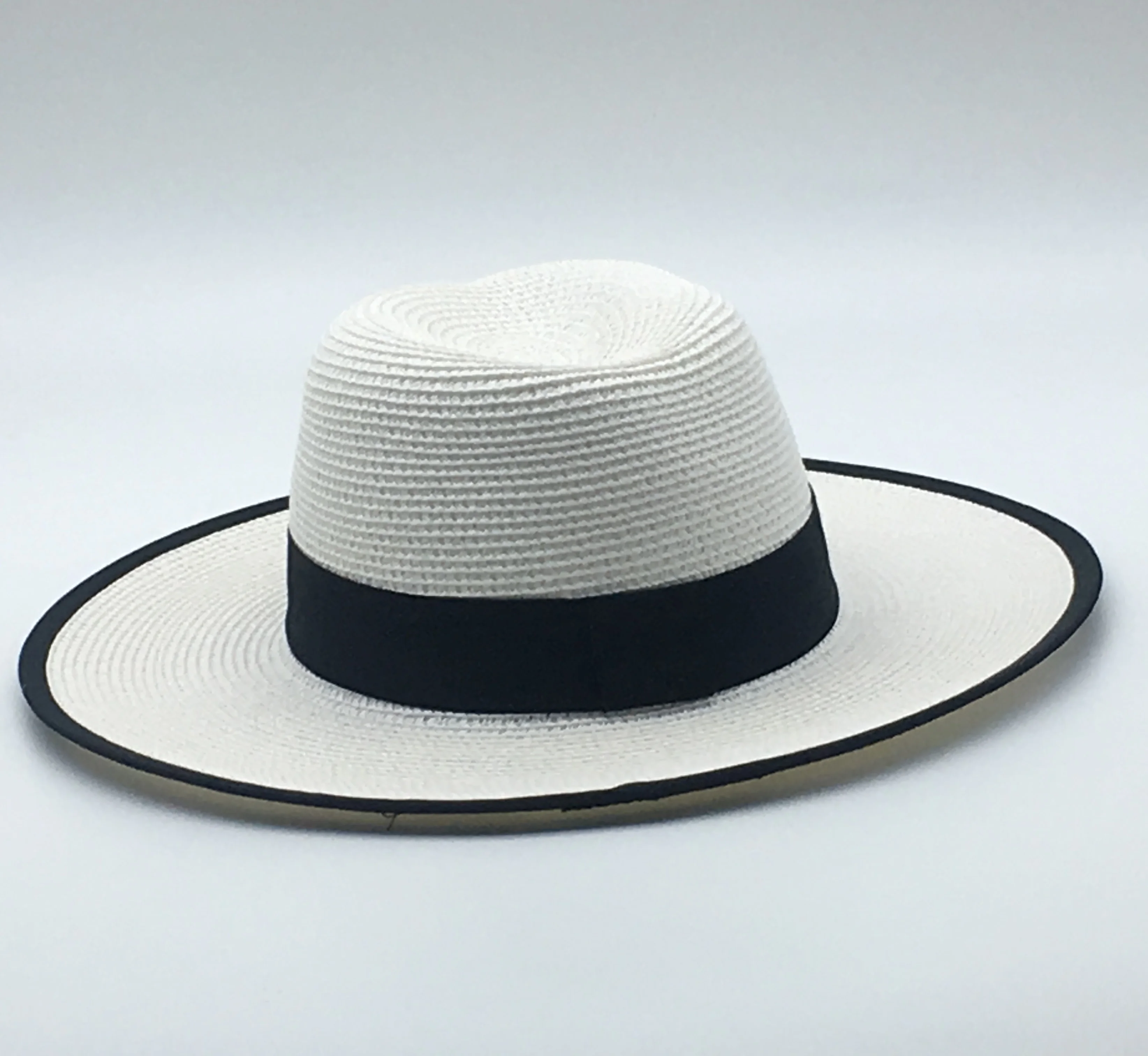 high quality wholesale promotions solid color Fedore cheap beach travel outdoor  Straw Hat