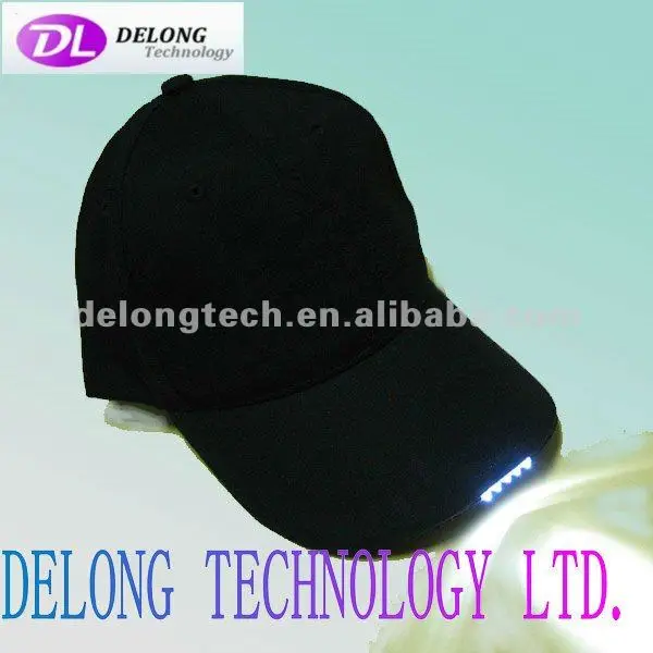 CE flashing 5 led cap light with white led to illuminate