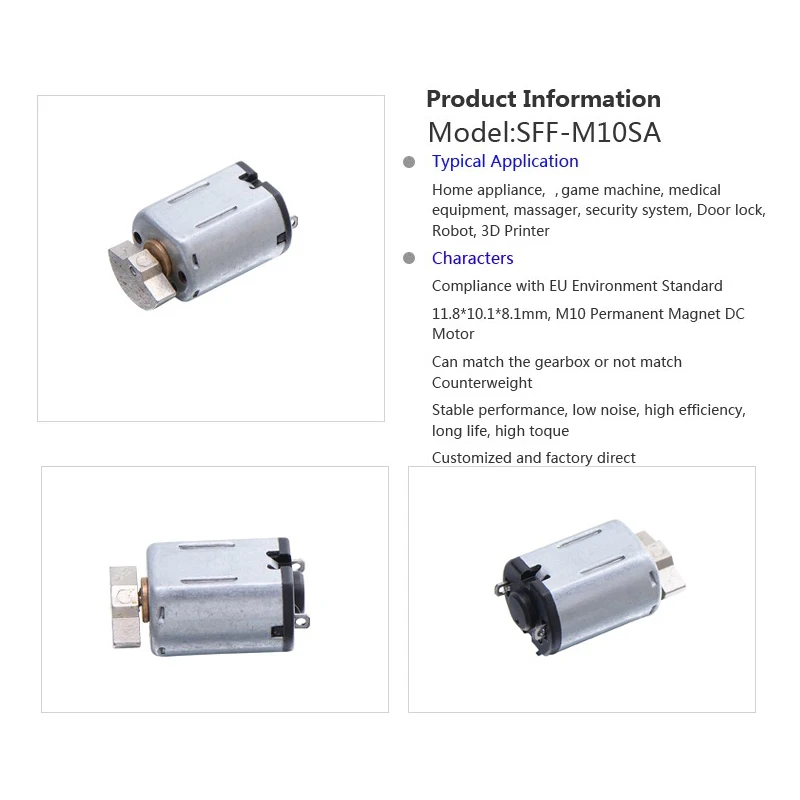 Вертикальный Вибрационный двигатель smd