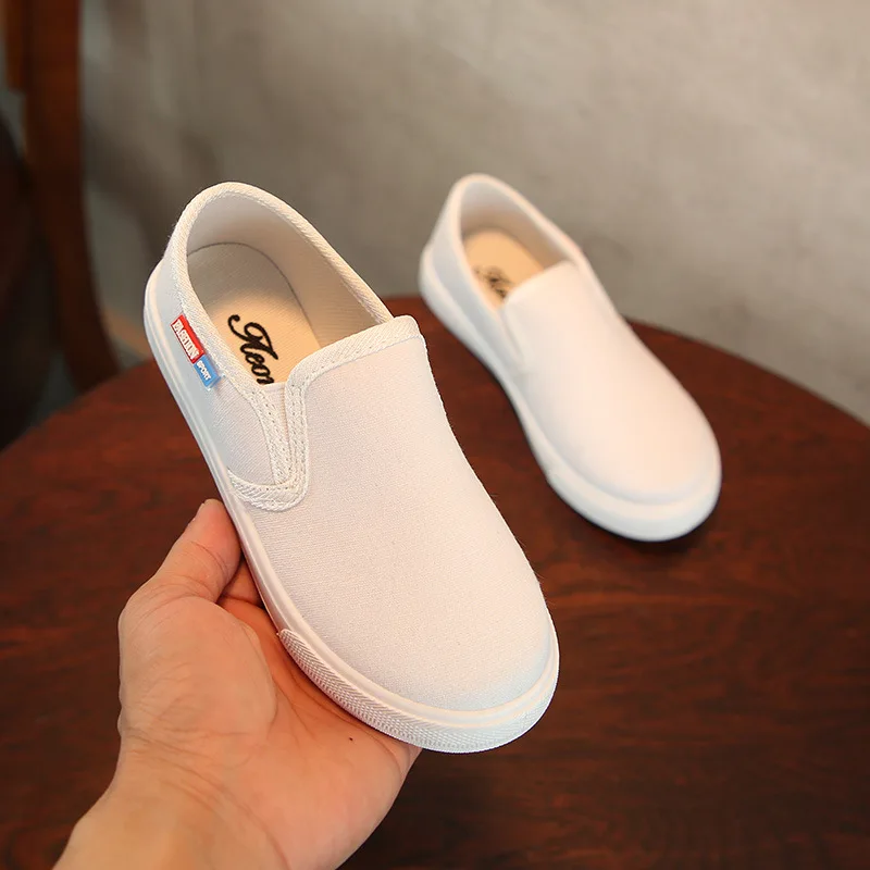 
High quality beautiful cartoon printing fancy canvas kids girls shoes 