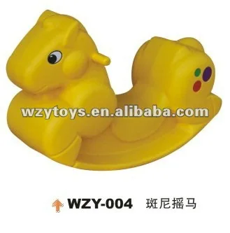 
Plastic rotating ride on horse toy pony 