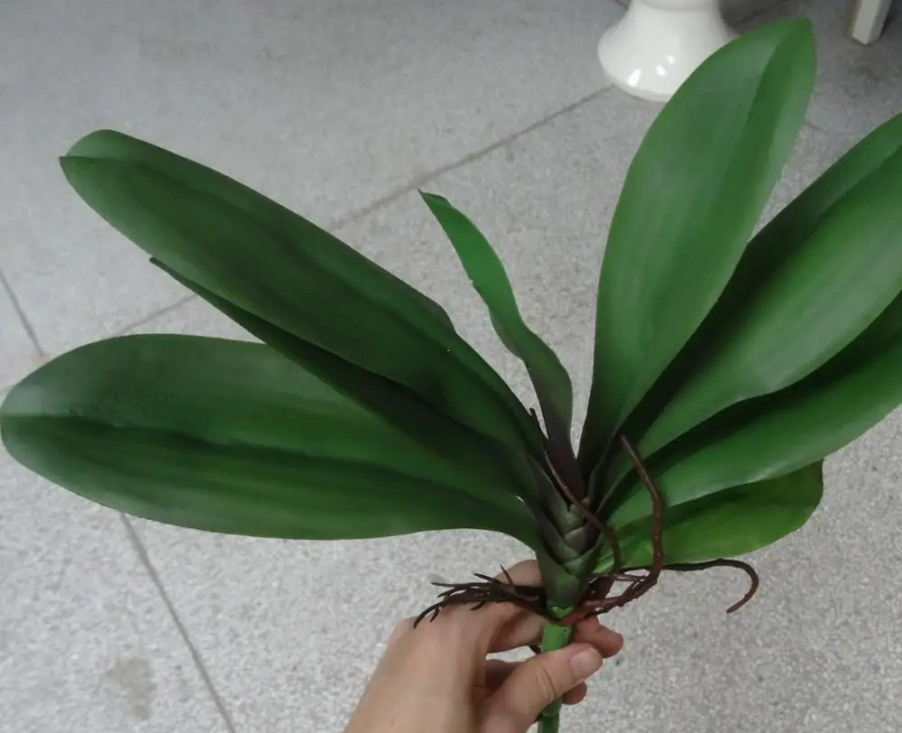 
Листья орхидеи 5 бабочек высокого качества оптом искусственные листья 