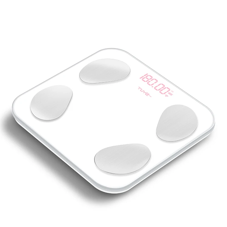 2021 LED Display Smart Heart rate Smart Scale Portable Digital Scale