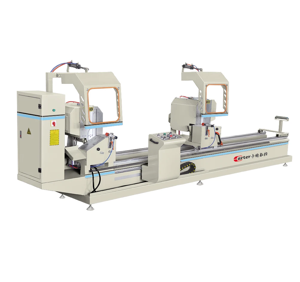 2020 promotion!!! pvc upvc window door machine pvc double head Cutting Saw pvc two heads cutting saw