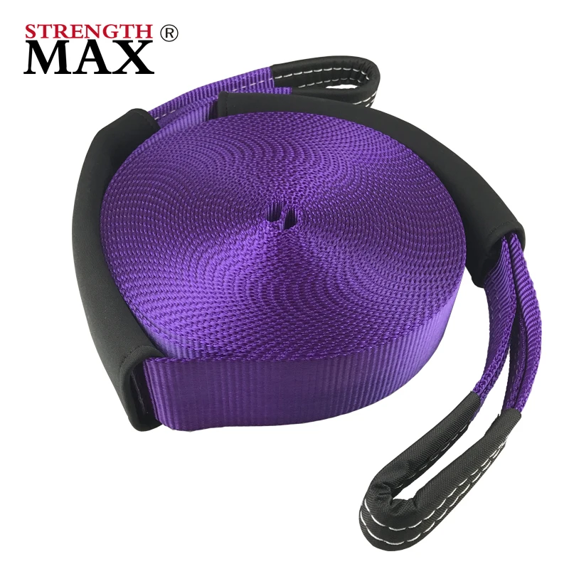 Car Tow Cable Towing Pull Rope Snatch Strap Road Recovery