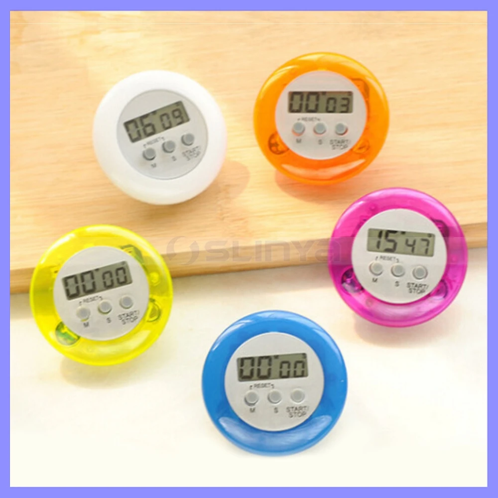 Mini Stand Kitchen Cook Timer with AG13 Battery Power 240 Days Long Work Time Cooking Countdown Digital Timer