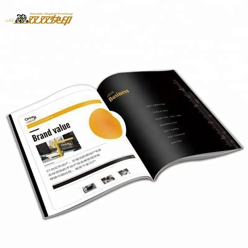 High quality cheap price A4 A5 magazine custom book catalog booklet brochure printing