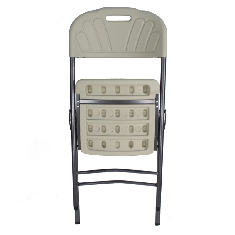 Modern White Plastic Folding Chair for Outdoor Events Parties Garden Dining Patio Hotel and Park Furniture