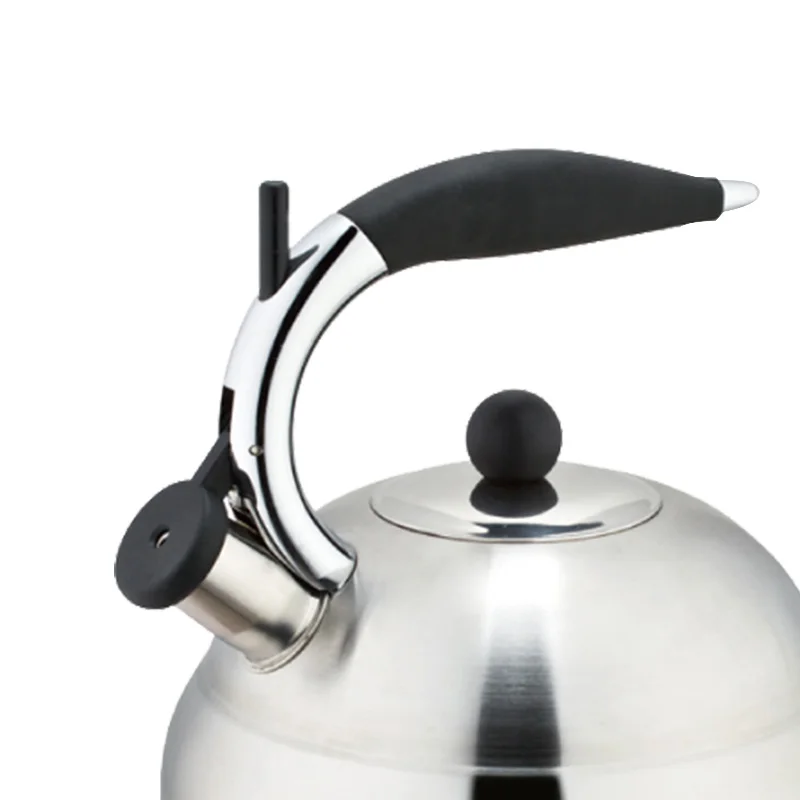 3L Whistle Tea Maker Pot Simple For Household Kitchen Appliances Hemispherical Multicolour Stainless Steel Whistling Kettle