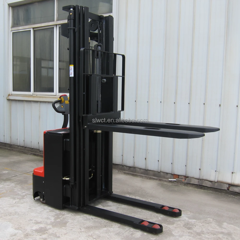 Powered Pedestrian 3m Lifting Battery Full Electric Pallet Stacker