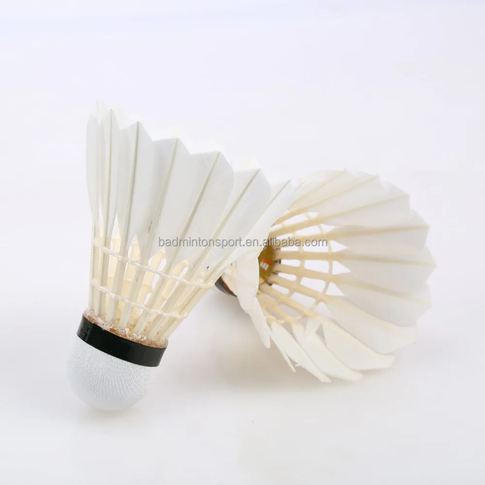 Most durable class A goose feather shuttlecock, LINGMEI 80 high class goose shuttle cock for national tournament