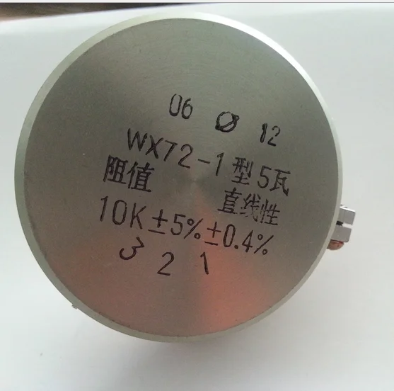 Potentiometer WX72-1 5W 1K 2.2K 4.7K 5.6K 10K single-turn precision wirewound potentiometer