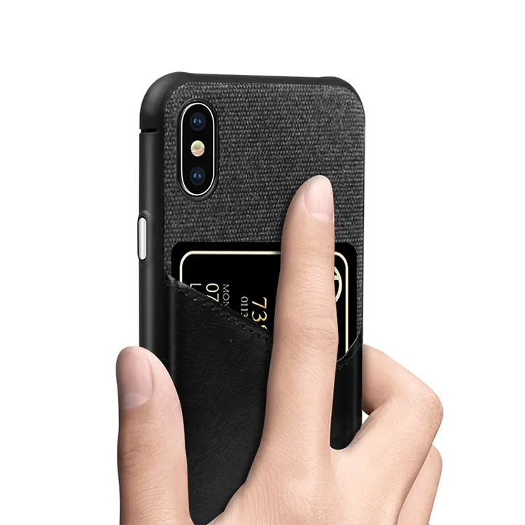 Free Shipping Leather Phone Case For iPhone X XR XS MAX 6S 7 8 Plus Credit Card Pocket Slots For Samsung S8 S9 Note 8