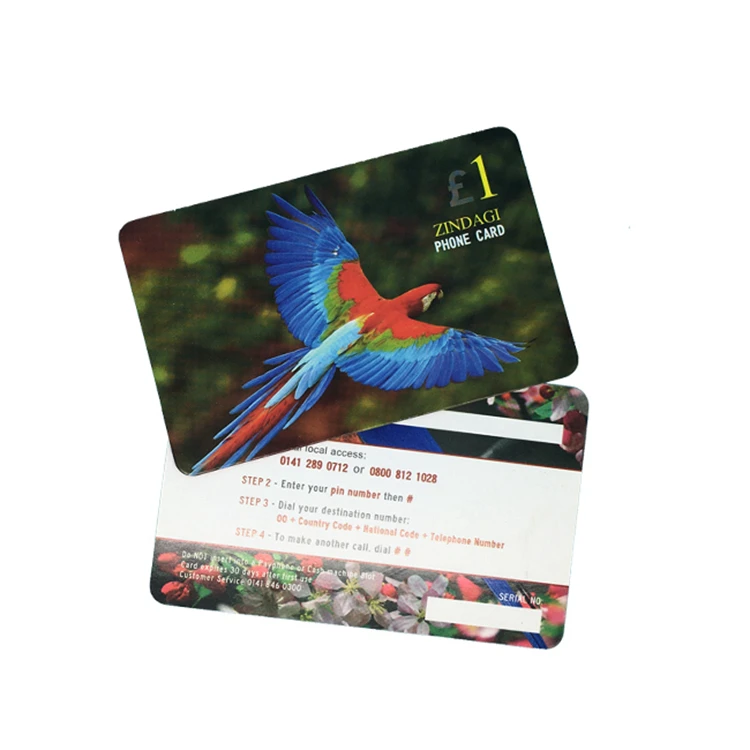 
Customized design printing paper mobile scratch card for mobile phones 