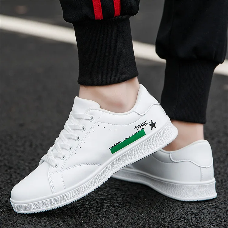 
Wholesale custom design PU lace up casual skateboarding shoes sneakers 