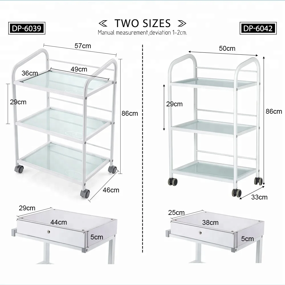medical trolley beautiful metal salon trolley white