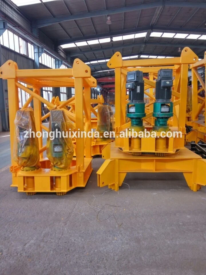 
10tons 60m jib tower crane QTZ125-6018 tower crane with good price 