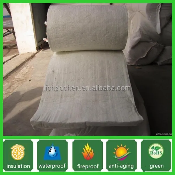 HZ Blanket Refractory M3 High Temperature Ceramic Fiber 3600x610x50mm 128kg Bag White Technology Industrial Wool