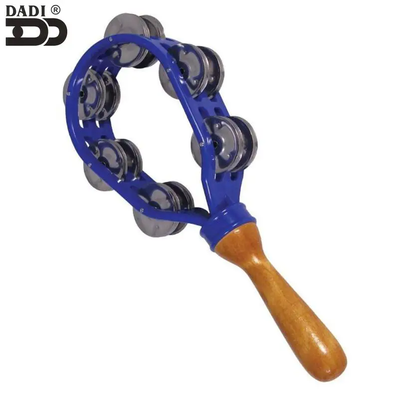 
Dadi wholesale best Musical Instruments custom tambourine toy plastic bat tambourine 