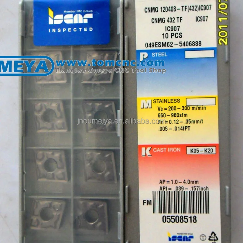Hot sale Iscar diamond rough cnc cutting tool TNMG220412-GU IC9105