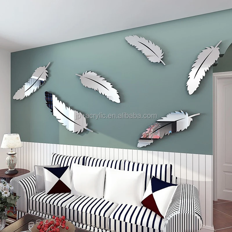 Hot Selling Home Decoration Acrylic Mirror 3D Wall Sticker