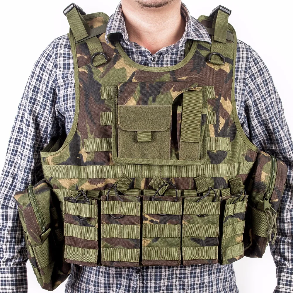 multifunctional military camouflage bulletproof vest clothing