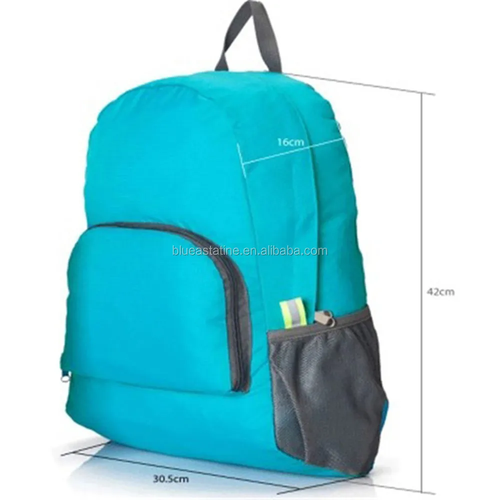 Custom outdoor traveling bag Folding sports bag back pack