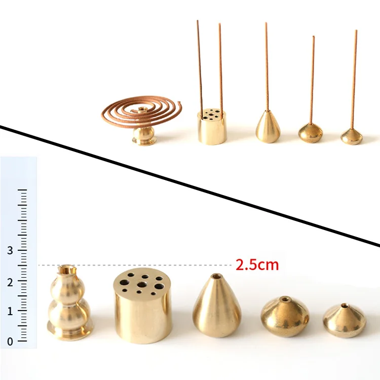 Brass Etching design Incense Stick Holder oud Incense Burner holder