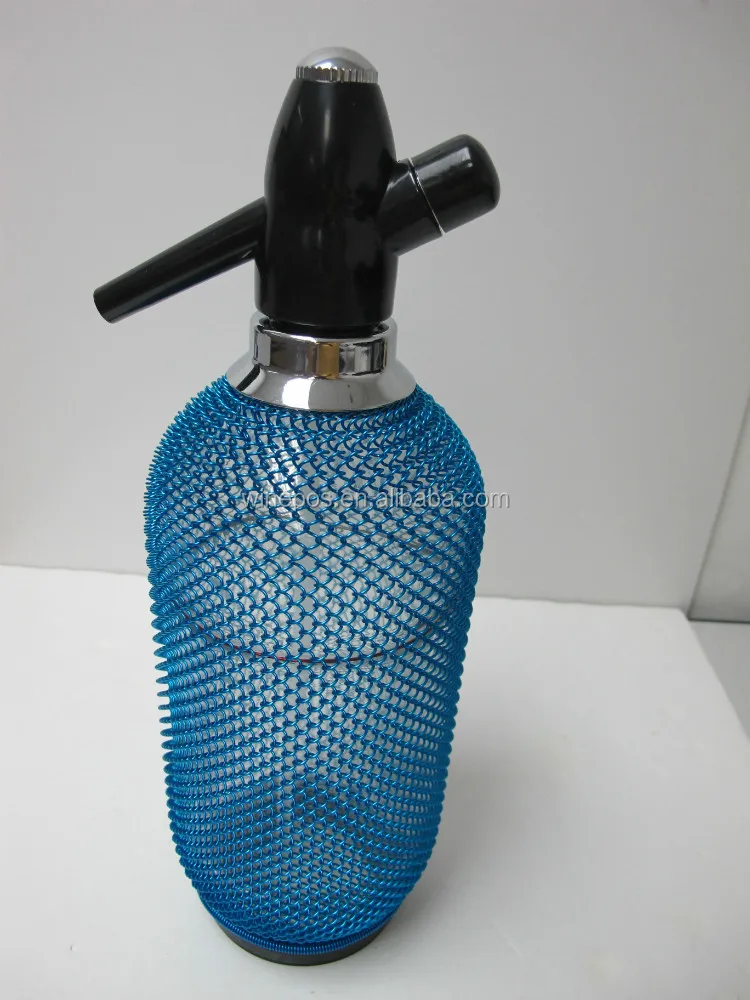 soda siphon, soda bottle, Vintage Glass Soda Siphon