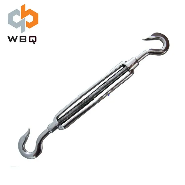 Din 1478 Pipe Body Type Double Hook Carbon Steel Turnbuckle