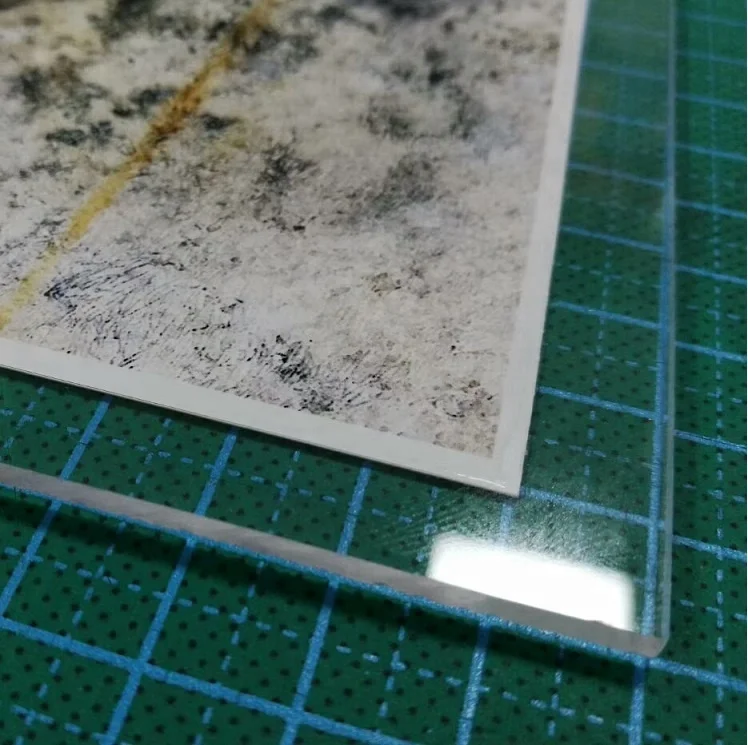 Optically Clear PET Double Side Adhesive Laminating Film For Glass Photos