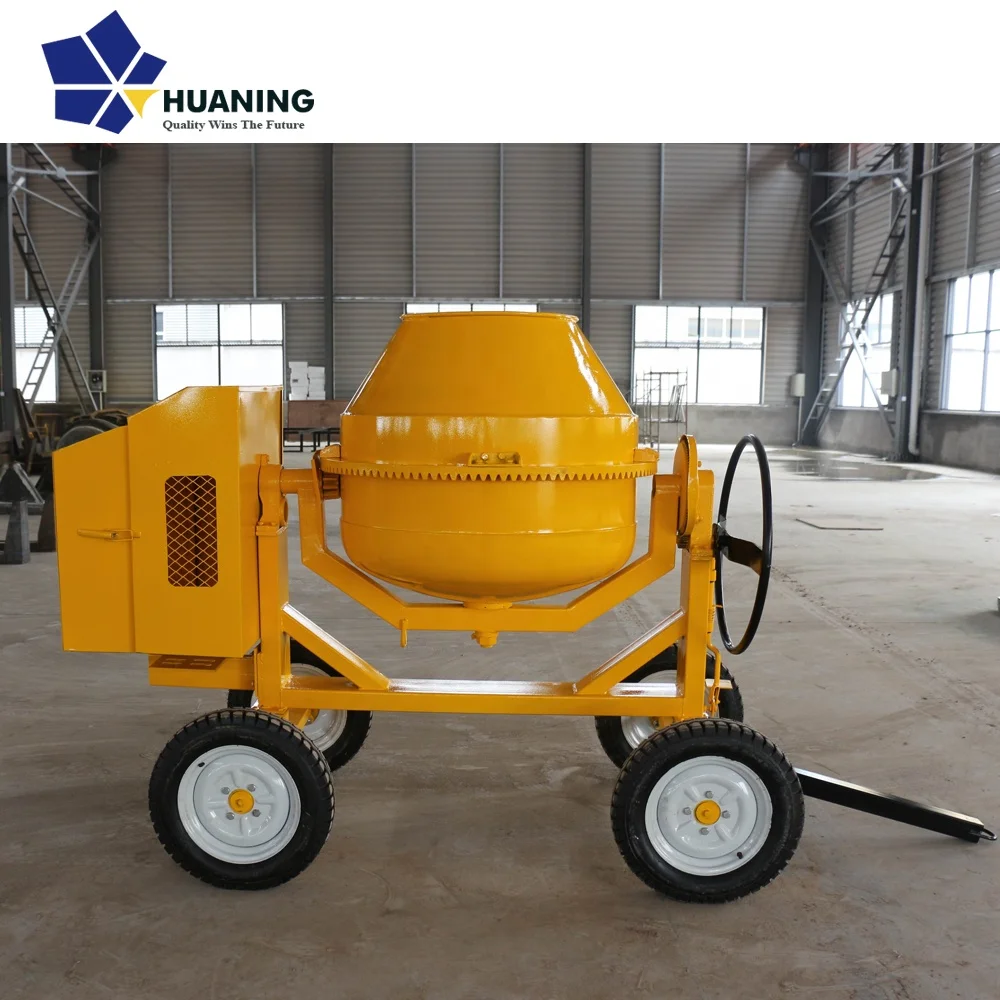 Good quality and easy to use CM350-4C Tilting drum concrete mixer for sale