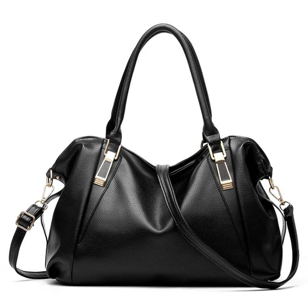 CB005 Fashion designer import soft leather big capacity women bag pu handbag