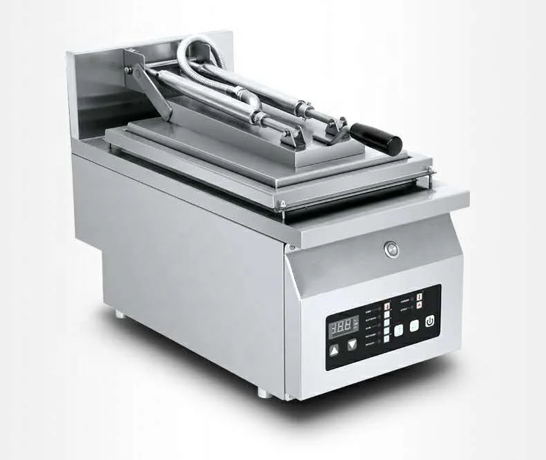 110v 220v USA factory low price Automatic Dumpling fried Machine Gyoza Griller Empanada Grilling pan for Canada restaurant