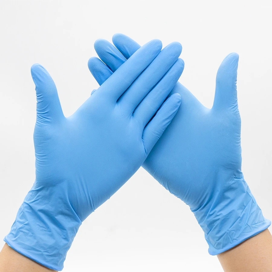 Cheap Custom Home Kitchen Use Waterproof Disposable Nitrile Dishwashing Gloves