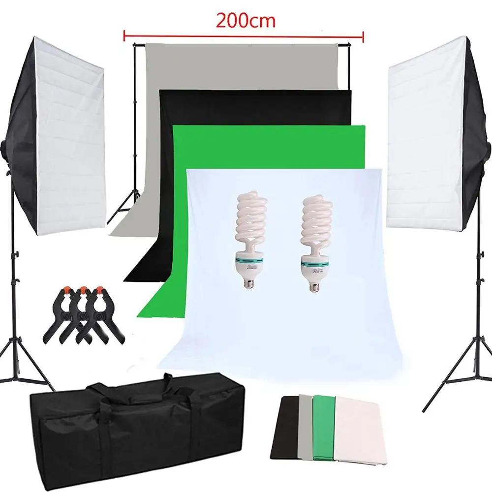 
Forfeel softbox lighting kit EF C01 Studio kit background kit  (60824044367)