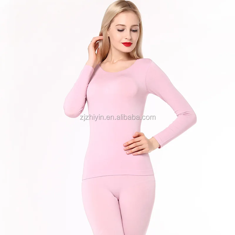 Wholesale Custom Womens Smooth And Comfortable Underwear suit Body Skintight Sleepwear Seamless Elastic Pajamas Sets For women