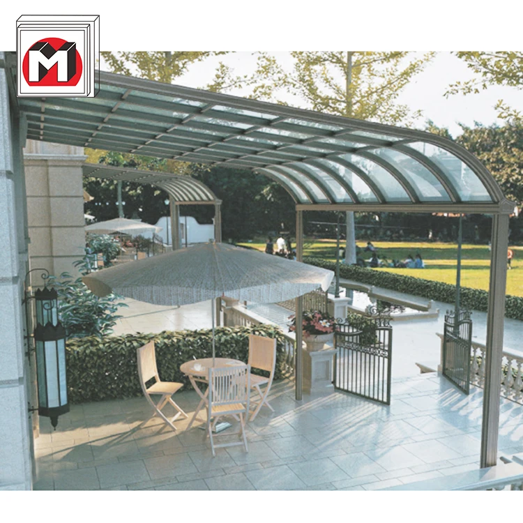 Doorwin new design Prefabricated Winter Garden Patio Enclosure Modern Glass House Free Standing 3 4 Seasons Sun Room