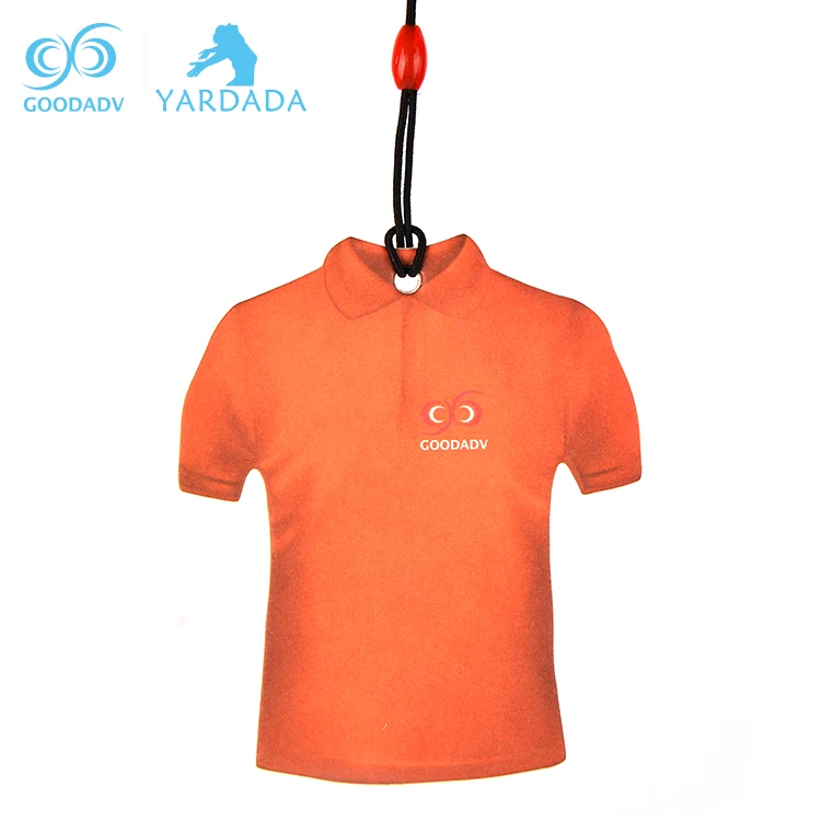 
Custom clothes shape initial paper car scent hotel room elegant air freshener 