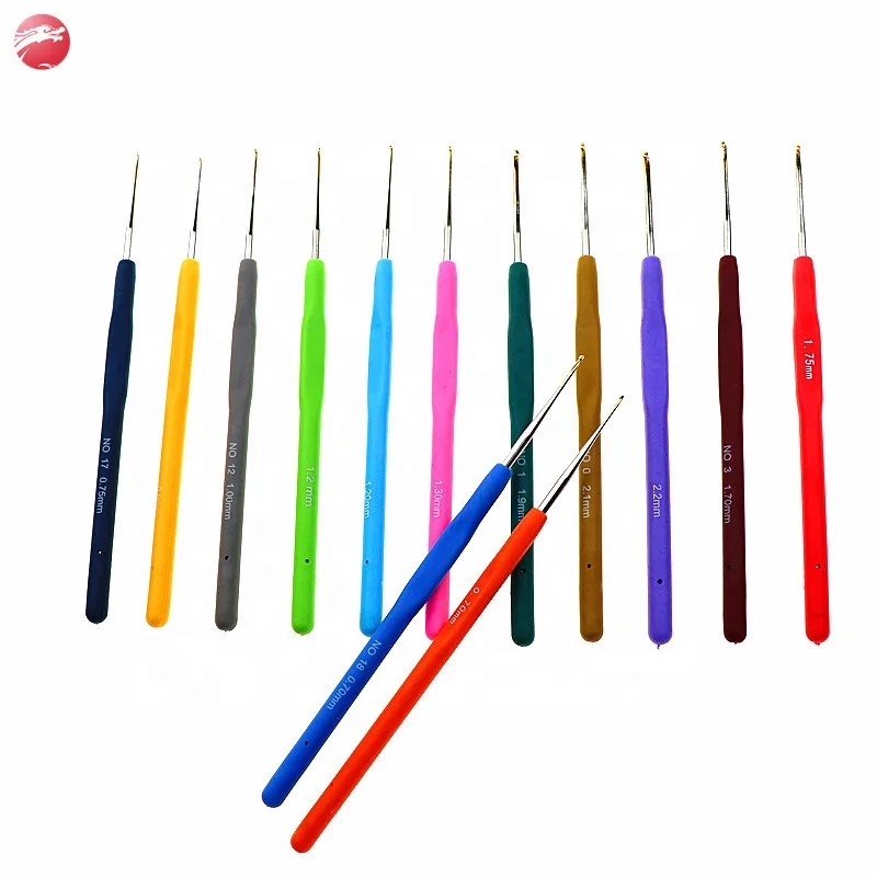 
Wholesale crochet hook crochet hooks needle 13 colors with daily knitting necessaries 