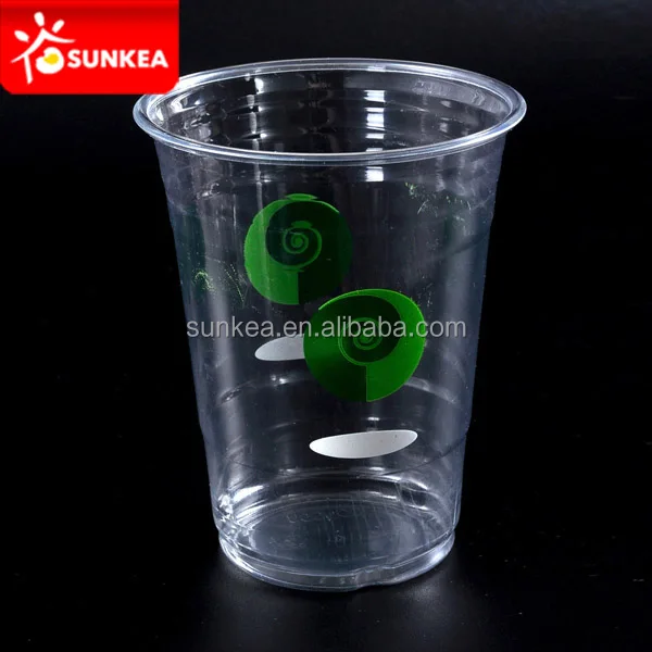 Disposable crystal clear plastic cups for export