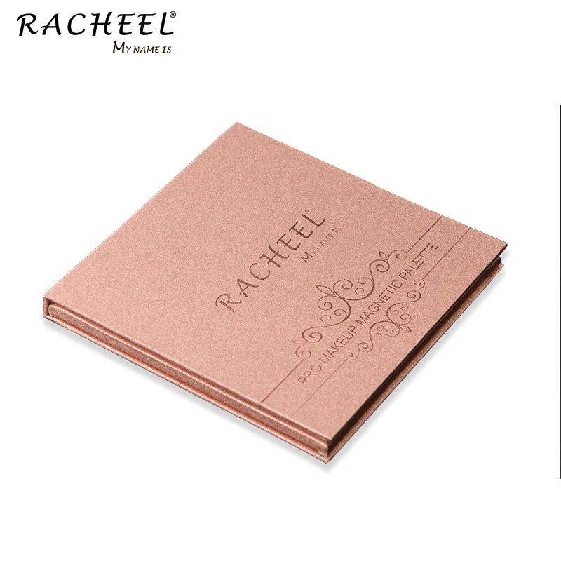 RACHEEL Makeup Magnetic Eyeshadow Empty Palette Rose Gold Eye Shadow Accept Small Orders Accept OEM Paper Boxes,carton