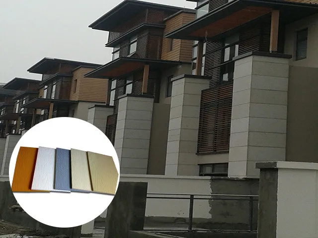 Fireproof Residential Siding Exterior Wall Cladding Fiber Cement Board