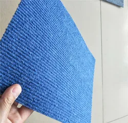 Cheap PP and PE Polyester Ribbed Exhibition Carpet with latex