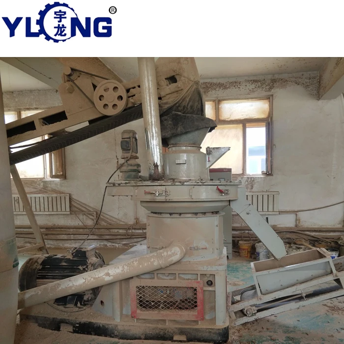 YULONG XGJ560 1-1.5ton/h bamboo powder pelletizer machine