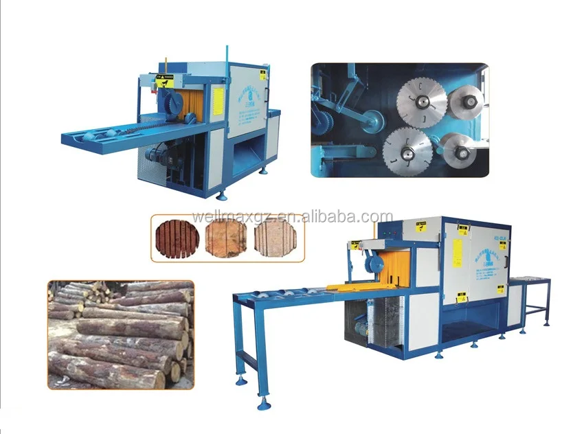 
multi blade rip saw for log cutting 